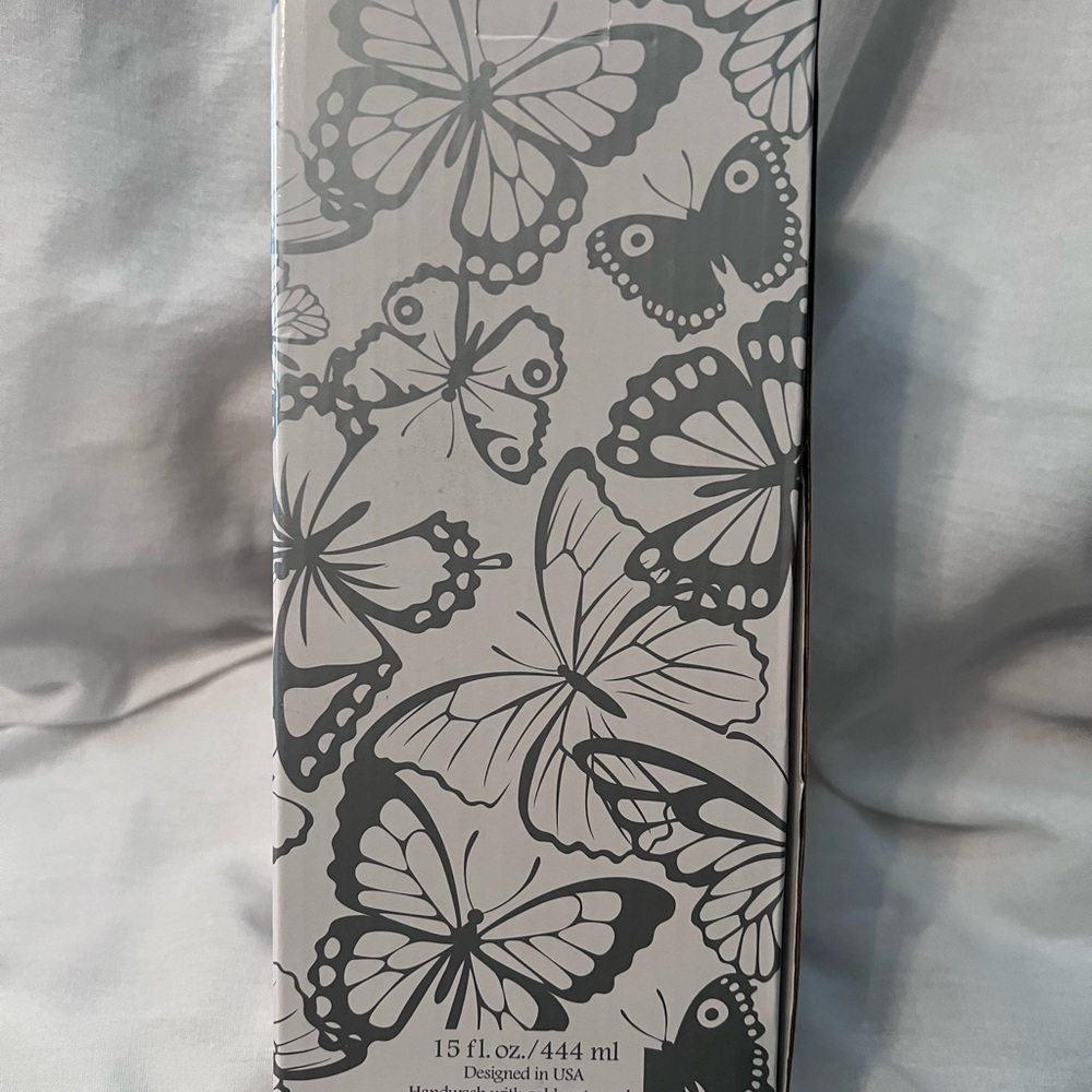 RAISE THE BAR Foxy Mama Wine Glass - Orange and White NWT - Picture 5 of 6